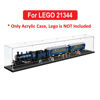 Picture of Acrylic Display Case for LEGO 21344 Ideas The Orient Express Train Figure Storage Box Dust Proof Glue Free