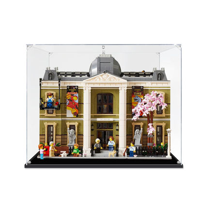 Picture of Acrylic Display Case for LEGO 10326 Icons Natural History Museum Figure Storage Box Dust Proof Glue Free