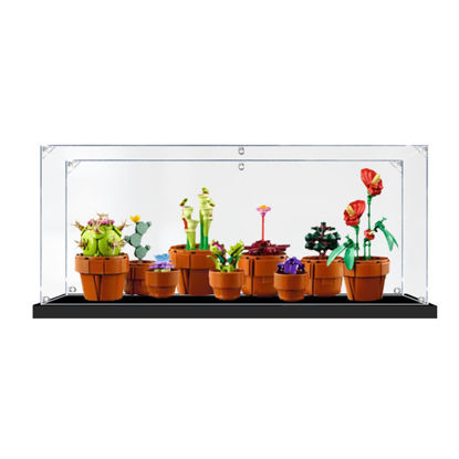 Picture of Acrylic Display Case for LEGO 10329 ICONS Tiny Plants Figure Storage Box Dust Proof Glue Free