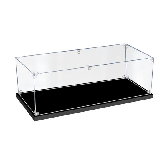 Picture of Acrylic Display Case for LEGO 10314 Icons Dried Flower Centrepiece Figure Storage Box Dust Proof Glue Free