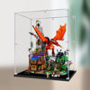 Picture of Acrylic Display Case for LEGO 21348 Ideas Dungeons & Dragons Red Dragon's Tale Figure Storage Box Dust Proof Glue Free