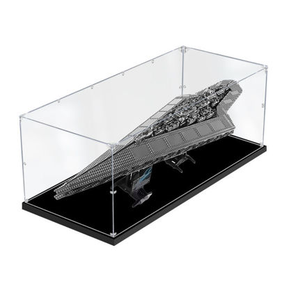 Picture of Acrylic Display Case for LEGO 10221 Star Wars Super Star Destroyer Figure Storage Box Dust Proof Glue Free