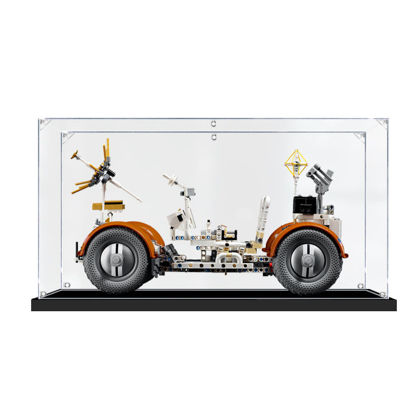 Picture of Acrylic Display Case for LEGO 42182 Technic NASA Apollo Lunar Roving Vehicle LRV Figure Storage Box Dust Proof Glue Free