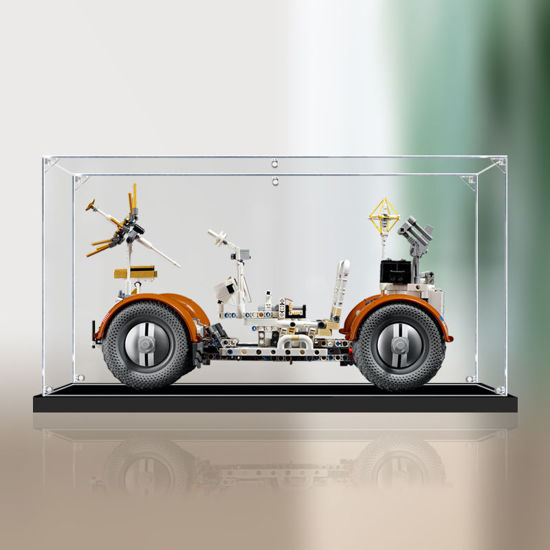 Picture of Acrylic Display Case for LEGO 42182 Technic NASA Apollo Lunar Roving Vehicle LRV Figure Storage Box Dust Proof Glue Free