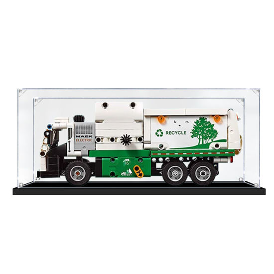 Picture of Acrylic Display Case for LEGO 42167 Technic Mack LR Electric Garbage Truck Figure Storage Box Dust Proof Glue Free