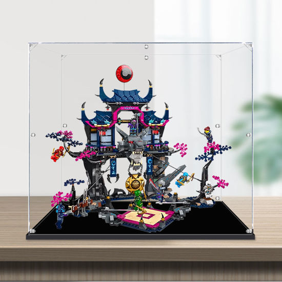 Picture of Acrylic Display Case for LEGO 71813 NINJAGO Wolf Mask Shadow Dojo Figure Storage Box Dust Proof Glue Free