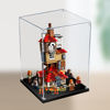 Picture of Acrylic Display Case for LEGO 75980 Harry Potter Attack on the Burrow Figure Storage Box Dust Proof Glue Free