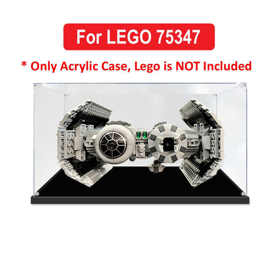 Picture of Acrylic Display Case for LEGO 75347 Star Wars TIE Bomber Figure Storage Box Dust Proof Glue Free