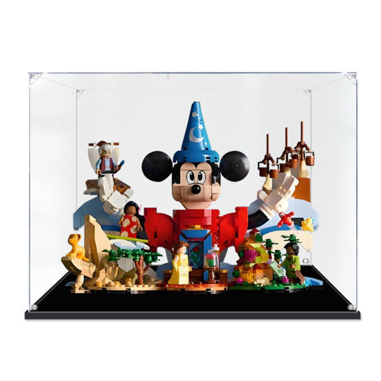 Picture of Acrylic Display Case for LEGO 21352 Ideas Magic of Disney Figure Storage Box Dust Proof Glue Free