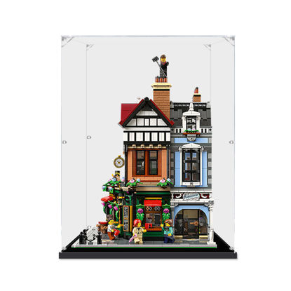 Picture of Acrylic Display Case for LEGO 10350 Tudor Corner Figure Storage Box Dust Proof Glue Free