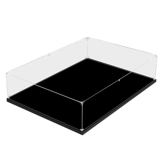 Picture of Acrylic Display Case for LEGO 10355 Icons Blacktron Renegade Figure Storage Box Dust Proof Glue Free