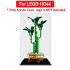 Picture of Acrylic Display Case for LEGO 10344 Botanicals Lucky Bamboo Figure Storage Box Dust Proof Glue Free