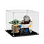 Picture of Acrylic Display Case for LEGO 75403 Star Wars Grogu with Hover Pram Figure Storage Box Dust Proof Glue Free