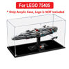 Picture of Acrylic Display Case for LEGO 75405 Star Wars Home One Starcruiser Figure Storage Box Dust Proof Glue Free