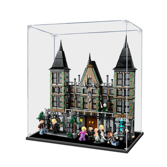 Picture of Acrylic Display Case for LEGO 76453 Harry Potter Malfoy Manor Figure Storage Box Dust Proof Glue Free