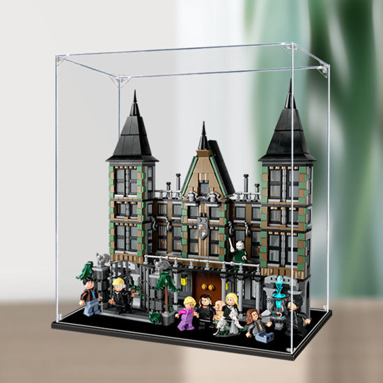 Picture of Acrylic Display Case for LEGO 76453 Harry Potter Malfoy Manor Figure Storage Box Dust Proof Glue Free