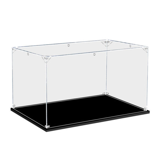 Picture of Acrylic Display Case for LEGO 75354 Star Wars Coruscant Guard Gunship Figure Storage Box Dust Proof Glue Free