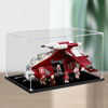 Picture of Acrylic Display Case for LEGO 75354 Star Wars Coruscant Guard Gunship Figure Storage Box Dust Proof Glue Free