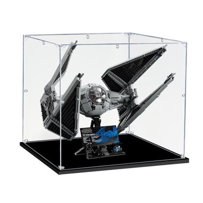 Picture of Acrylic Display Case for LEGO 75382 Star Wars TIE Interceptor UCS Figure Storage Box Dust Proof Glue Free