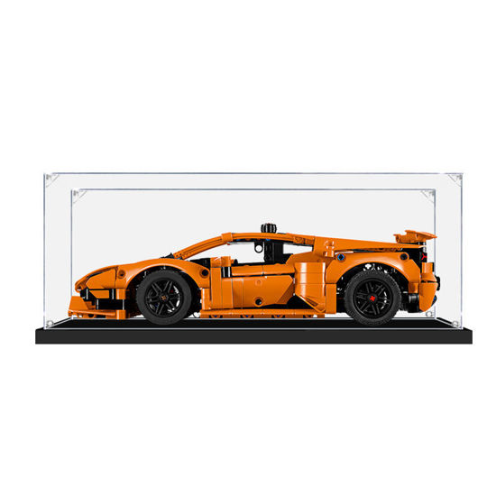 Picture of Acrylic Display Case for LEGO 42196 Technic Lamborghini Huracan Tecnica Figure Storage Box Dust Proof Glue Free