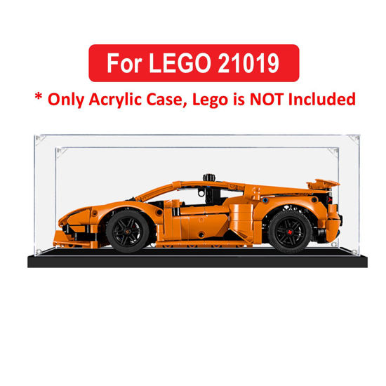 Picture of Acrylic Display Case for LEGO 42196 Technic Lamborghini Huracan Tecnica Figure Storage Box Dust Proof Glue Free