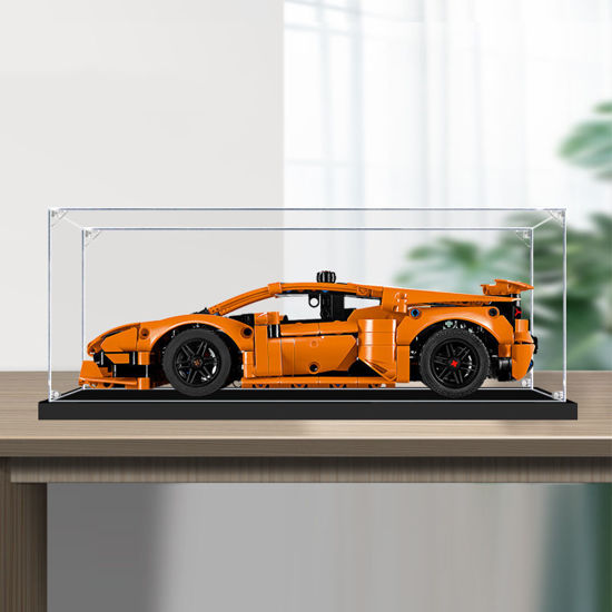 Picture of Acrylic Display Case for LEGO 42196 Technic Lamborghini Huracan Tecnica Figure Storage Box Dust Proof Glue Free