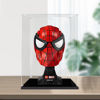 Picture of Acrylic Display Case for LEGO 76285 Marvel Spider-Man's Mask Figure Storage Box Dust Proof Glue Free