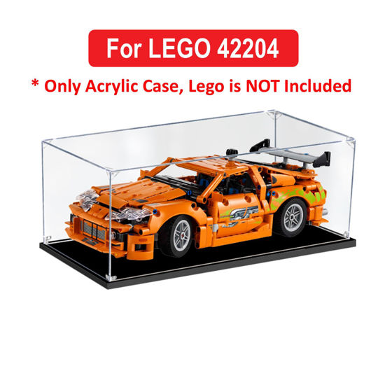 Picture of Acrylic Display Case for LEGO 42204 Fast & Furious Toyota Supra MK4 Figure Storage Box Dust Proof Glue Free