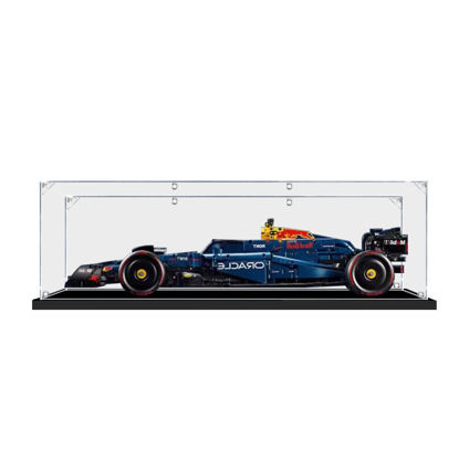 Picture of Acrylic Display Case for LEGO 42206 Technic Oracle Red Bull Racing RB20 F1 Car Figure Storage Box Dust Proof Glue Free