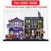 Picture of Acrylic Display Case for LEGO 76439 Harry Potter Ollivanders and Madam Malkins Robes Figure Storage Box Dust Proof Glue Free