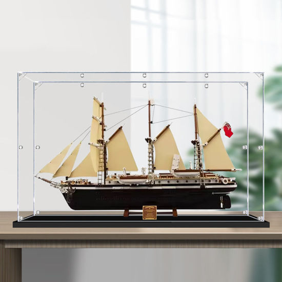 Picture of Acrylic Display Case for LEGO 10335 ICONS The Endurance Figure Storage Box Dust Proof Glue Free