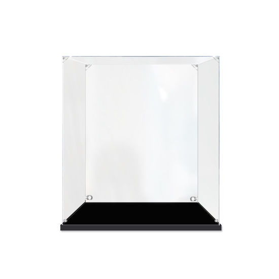 Picture of Acrylic Display Case for A-League Soccer Ball Memorabilia with Holder Dust Proof Glue Free