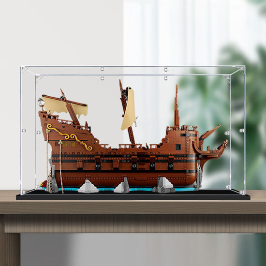 Picture of Acrylic Display Case for LEGO 21363 Ideas The Goonies Figure Storage Box Dust Proof Glue Free