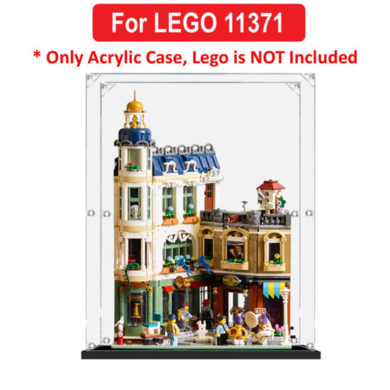 Picture of Acrylic Display Case for LEGO 11371 Icons Shopping Street Figure Storage Box Dust Proof Glue Free