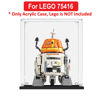 Picture of Acrylic Display Case for LEGO 75416 Star Wars Chopper (C1-10P) Astromech Droid Figure Storage Box Dust Proof Glue Free