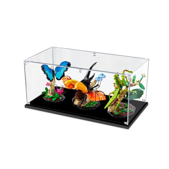 Picture of Acrylic Display Case for LEGO 21342 Ideas The Insect Collection Figure Storage Box Dust Proof Glue Free