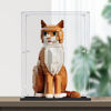 Picture of Acrylic Display Case for LEGO 21376 Ideas Orange Cat Figure Storage Box Dust Proof Glue Free