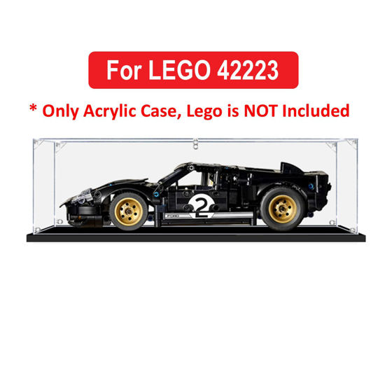 Picture of Acrylic Display Case for LEGO 42223 Technic 1966 Ford GT40 MKII Race Car Figure Storage Box Dust Proof Glue Free