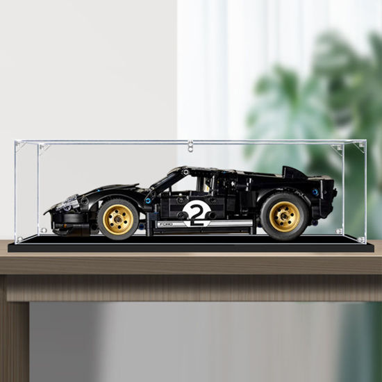 Picture of Acrylic Display Case for LEGO 42223 Technic 1966 Ford GT40 MKII Race Car Figure Storage Box Dust Proof Glue Free