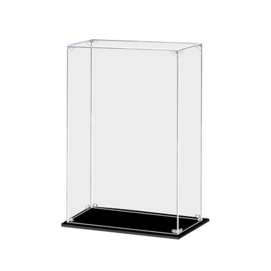 Picture of Acrylic Display Case for LEGO 76342 Marvel Spider Man vs Mysterio The Daily Bugle Figure Storage Box Dust Proof Glue Free
