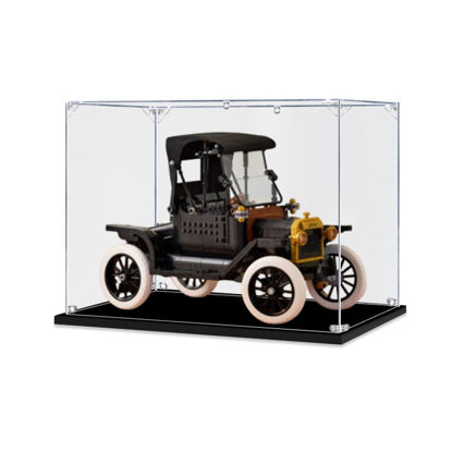 Picture of Acrylic Display Case for LEGO 11376 Icons Ford Model T Figure Storage Box Dust Proof Glue Free