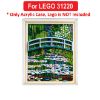Picture of Acrylic Display Case for LEGO 31220 Art Claude Monet Bridge over a Pond of Water Lilies