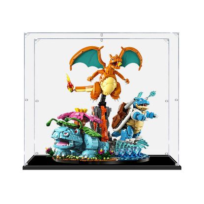 Picture of Acrylic Display Case for LEGO 72153 Pokemon Venusaur, Charizard and Blastoise