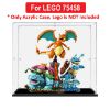 Picture of Acrylic Display Case for LEGO 72153 Pokemon Venusaur, Charizard and Blastoise