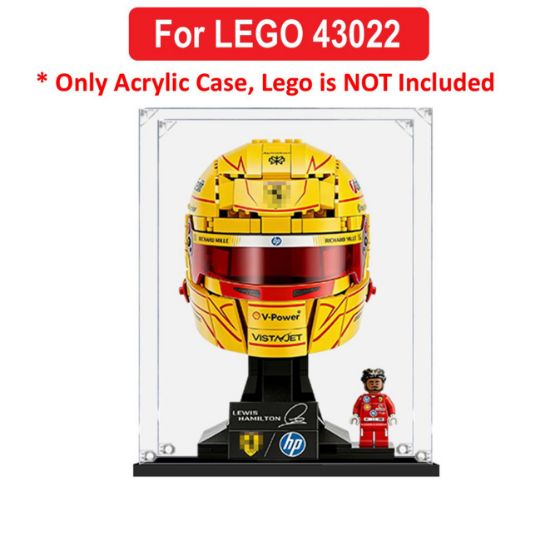 Acrylic Display Case for LEGO 43022 Editions Scuderia Ferrari HP Lewis ...