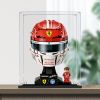Picture of Acrylic Display Case for LEGO 43014 Editions Scuderia Ferrari HP Charles Leclerc Helmet