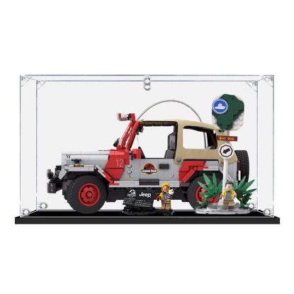 Picture of Acrylic Display Case for LEGO 77984 Jurassic World Jurassic Park Jeep Wrangler