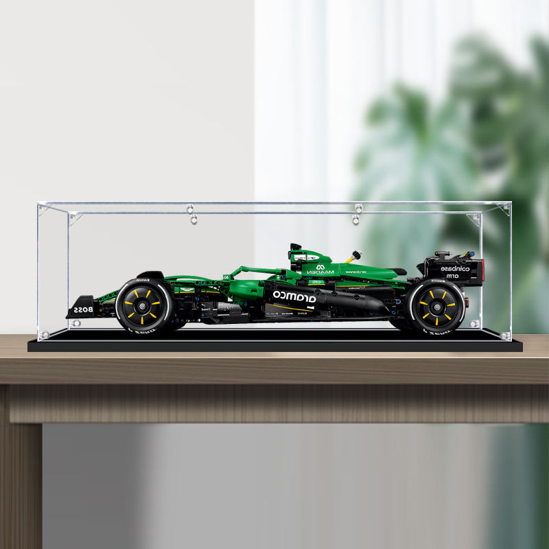 LEGO 42240 Aston Martin Aramco AMR25 — The Display Case You Need Before It Arrives