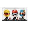 Picture of Acrylic Display Case for LEGO 3x Editions Ferrari Charles Leclerc Helmet McLaren Lewis Hamilton 43014 43022 43017 43023
