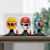 Picture of Acrylic Display Case for LEGO 3x Editions Ferrari Charles Leclerc Helmet McLaren Lewis Hamilton 43014 43022 43017 43023